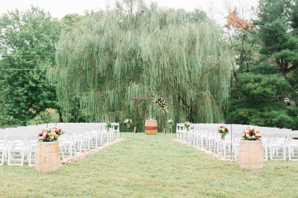 Willow Hill Wedding Ceremony