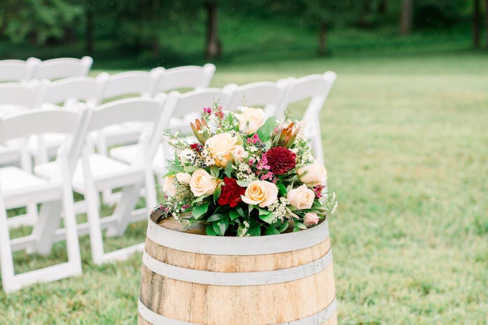 Wine Barrel Decor