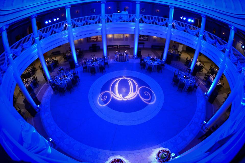 Circular reception venue