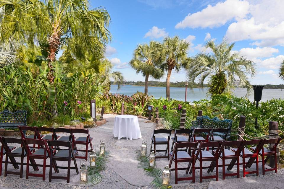 Oceanic views for the ceremony