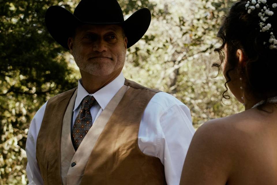 First look with dad