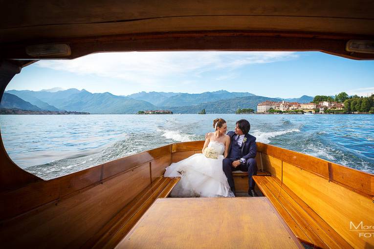 Wedding photographer on lake Maggiore borromean island Italy