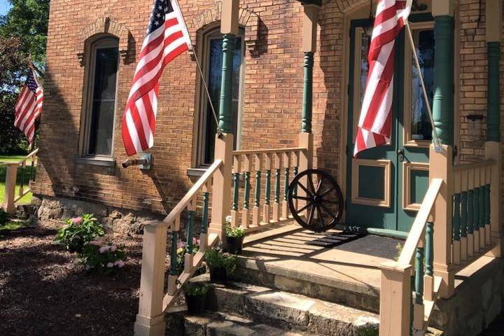 Farmhouse entrance