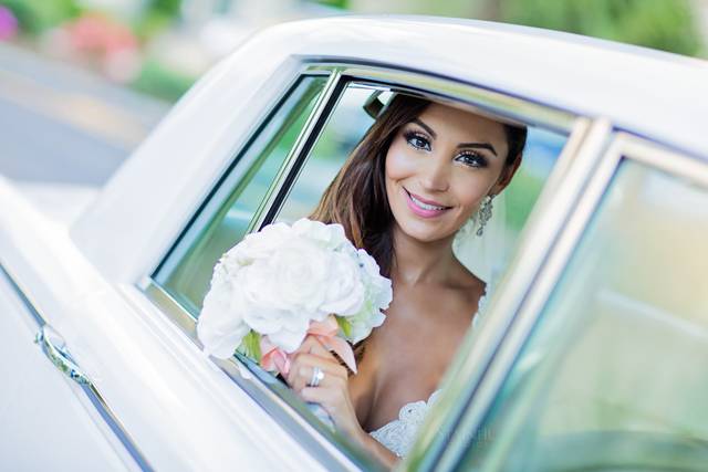 Bride in Rolls Royce