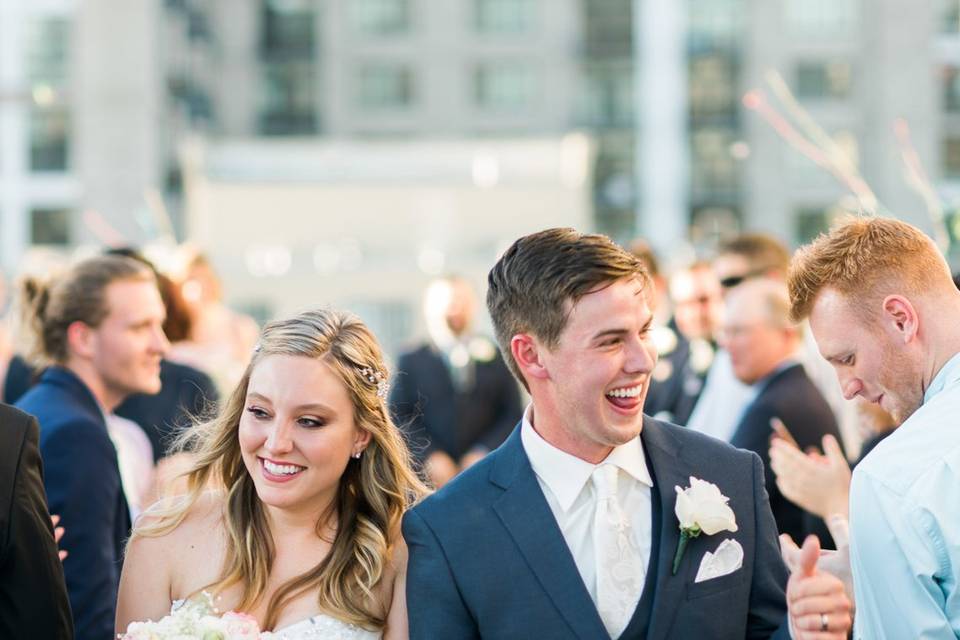 Walking down the aisle