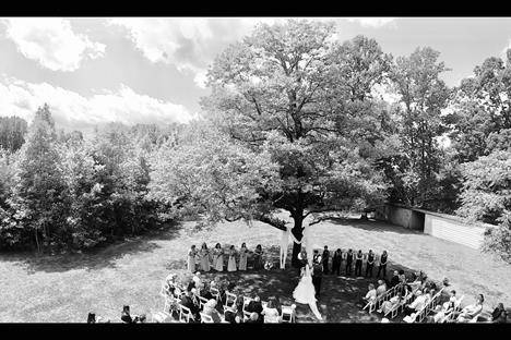 Drone Photo from Wedding