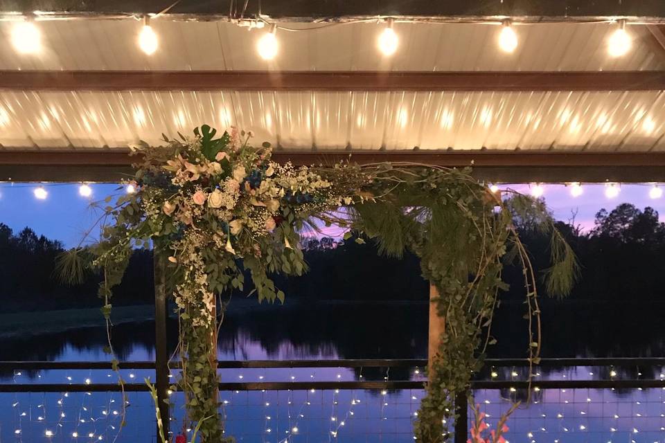 Arbor for the wedding