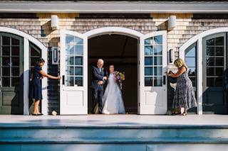 A Modern, Nautical Wedding at the Institute of Contemporary Art in Boston,  Massachusetts