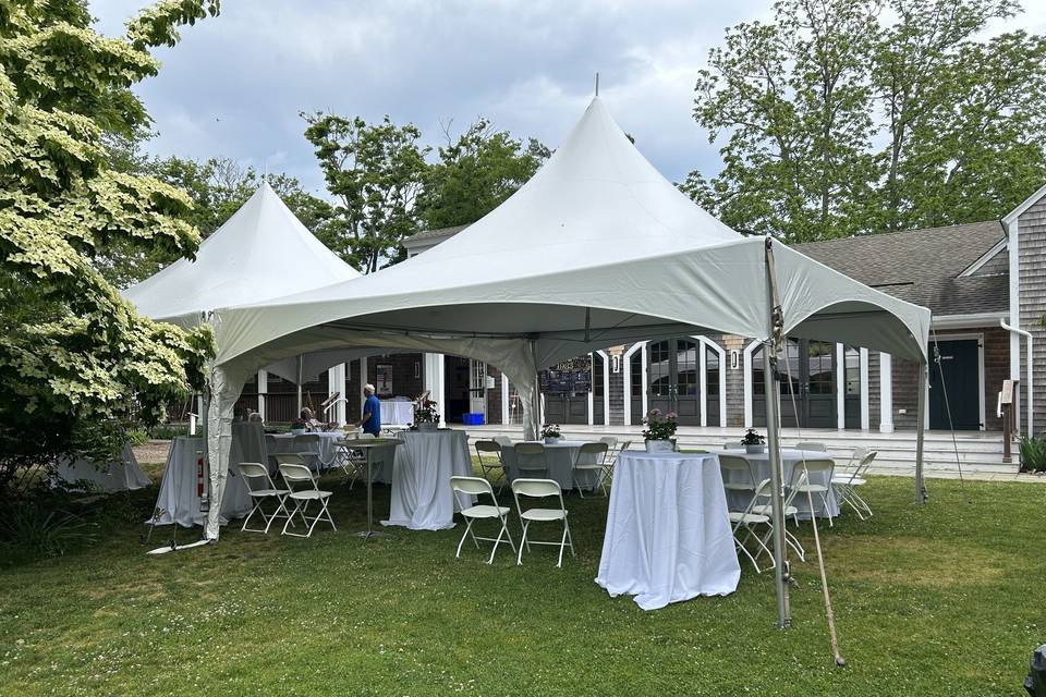 Tent in front of Cultural Cent