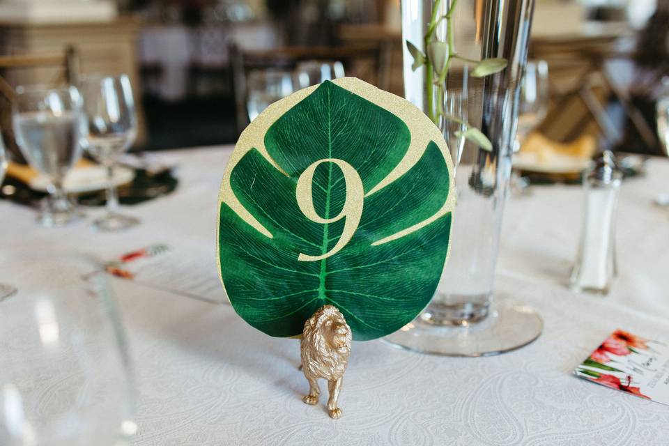 Table numbers