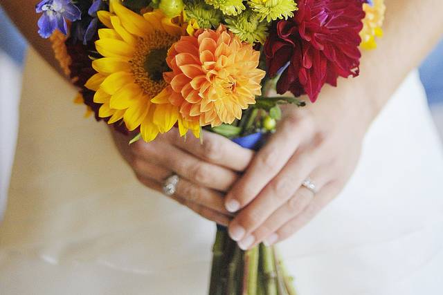 The bride's bouquet