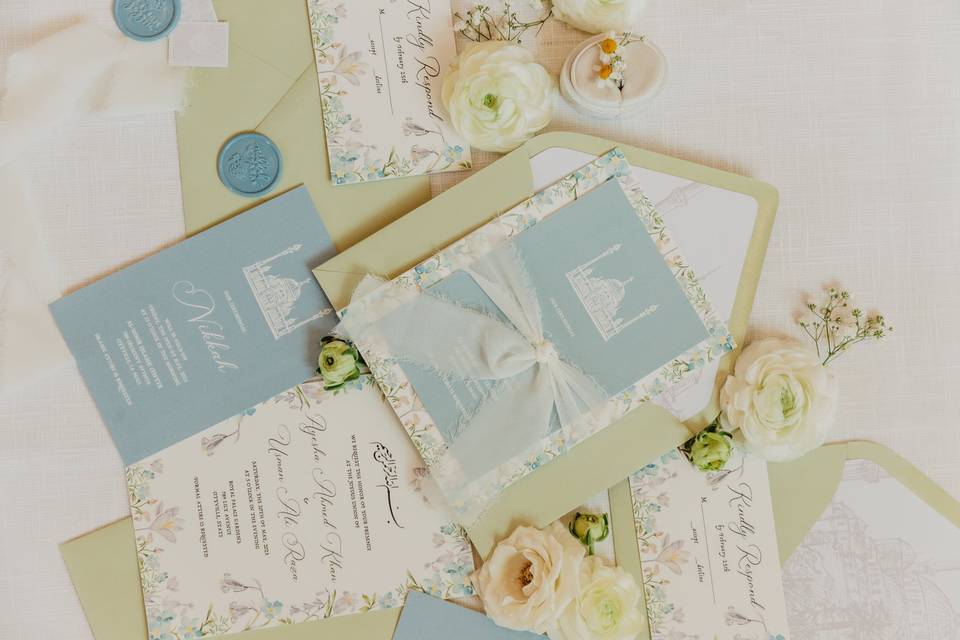 Pastel Muslim Invitation