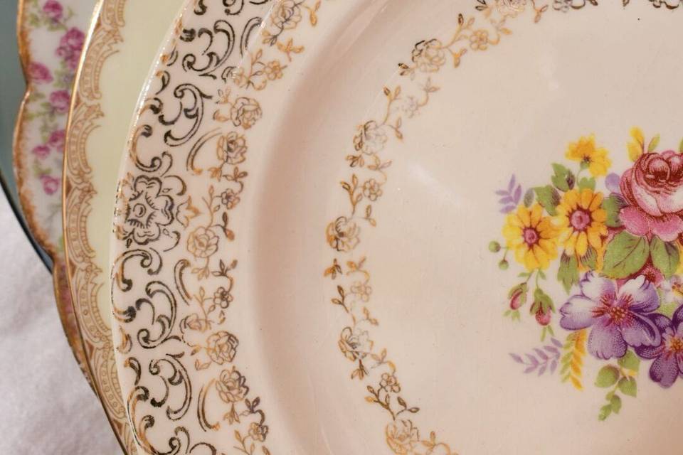 Ever After Vintage Dish Rental