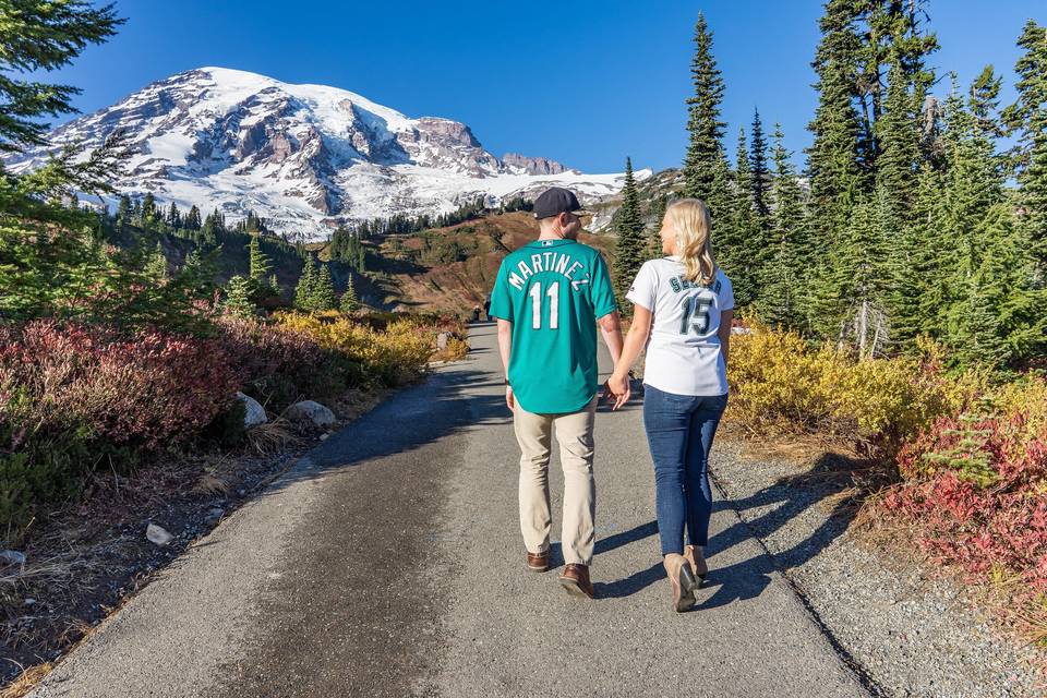 First walk as man and wife