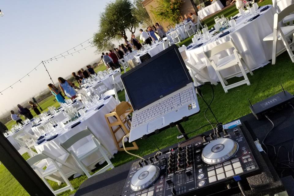 Outdoor reception