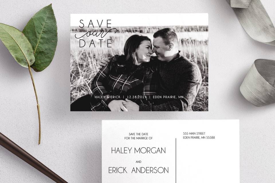 Photo Postcard Save the Date