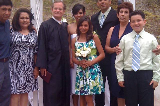 A wonderful wedding, joining the whole family.