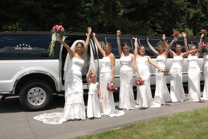 Bride and her bridesmaid