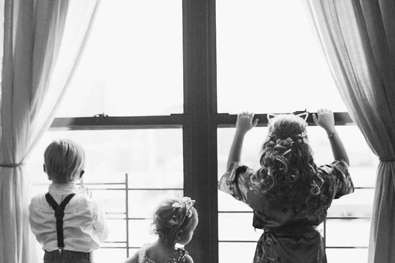 Ring bearer and Flower girls