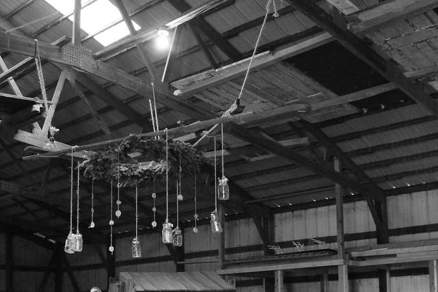 Barn chandelier