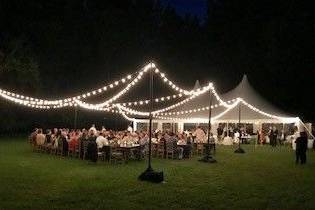 An enchanting dinner under the stars