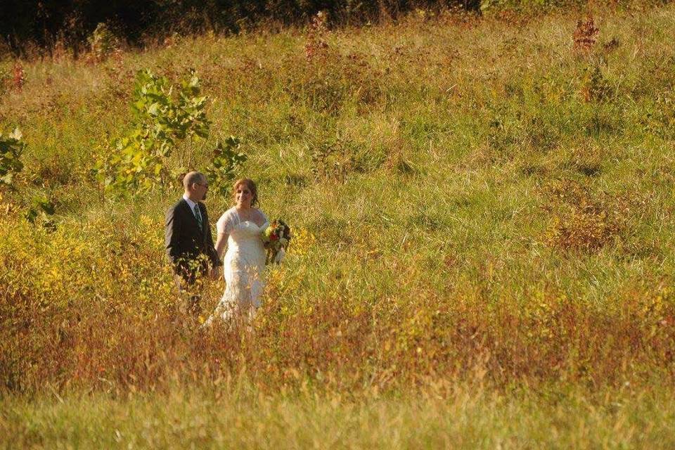 Couple walking