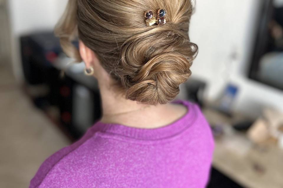 Updo mothers bride