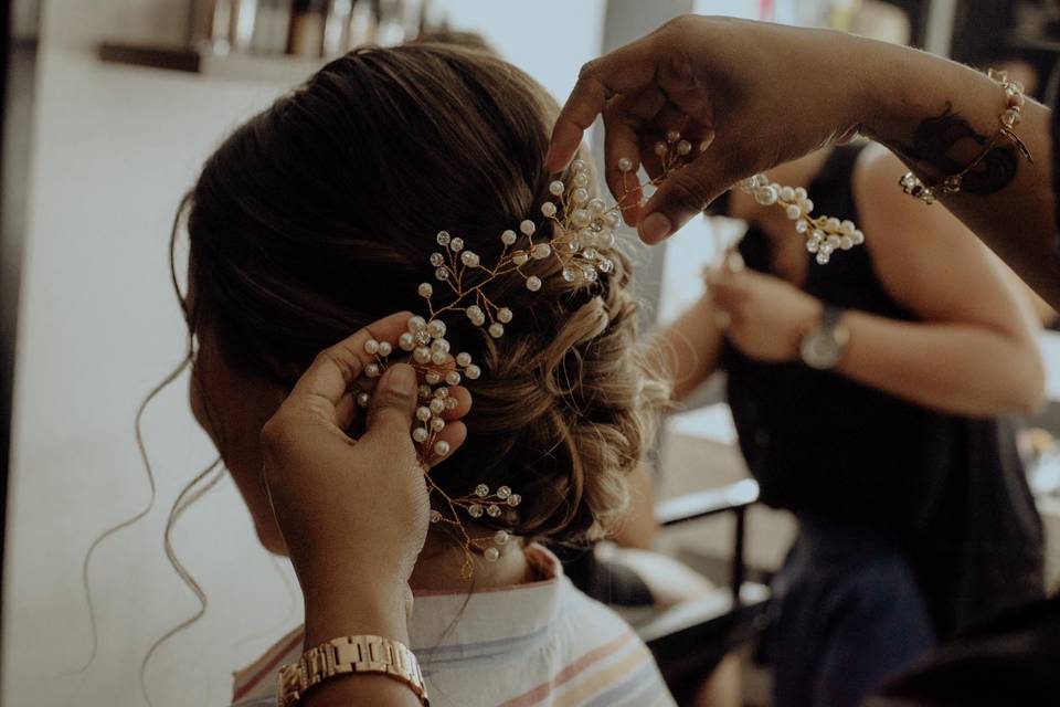 Bride makeup