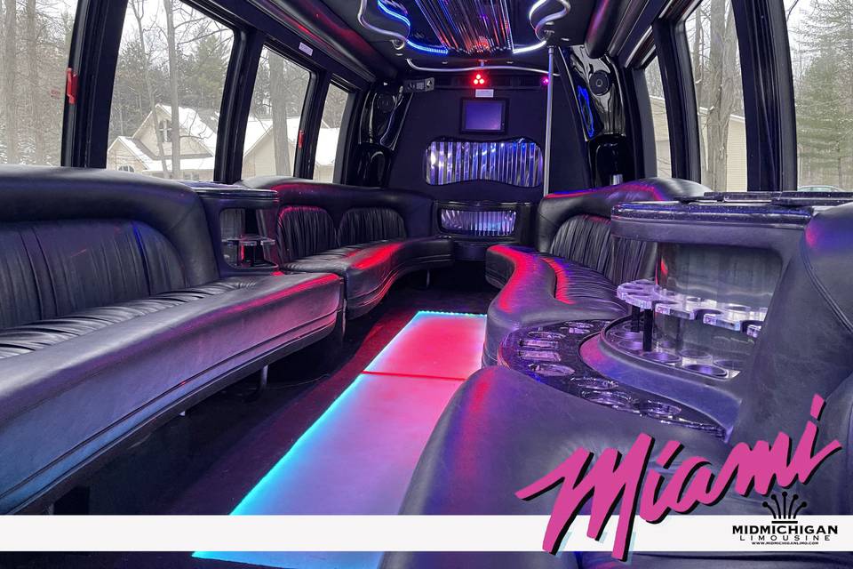 Miami: 29 Passenger Party Bus