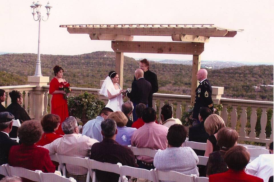 Outdoor wedding