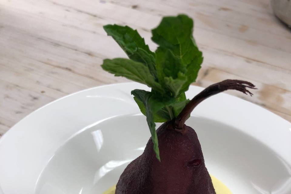 Poached Pear