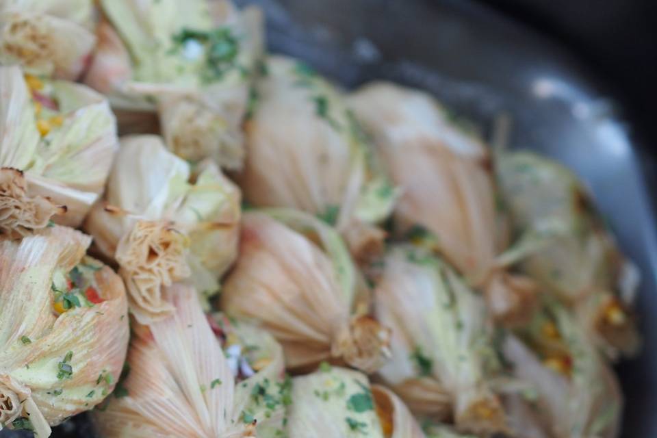 Salmon Tamales