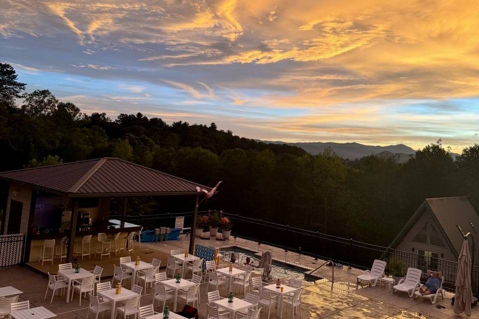 Pool Deck Sunset