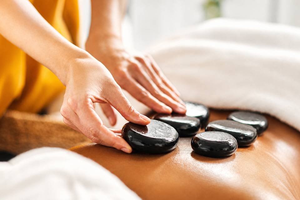 SPA. Hot Stone Massage