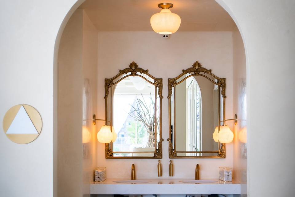 Restrooms vanity