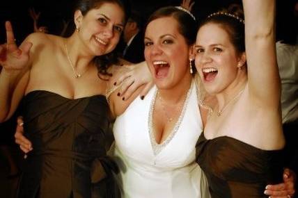 Bride and her bridesmaid