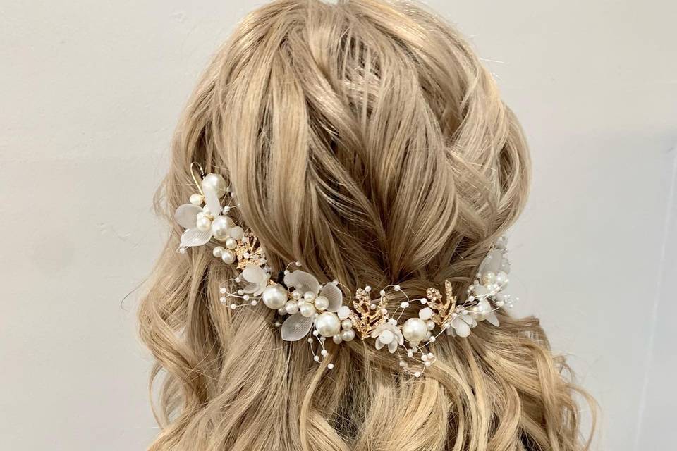 Bridal Hair by Megan Lorson