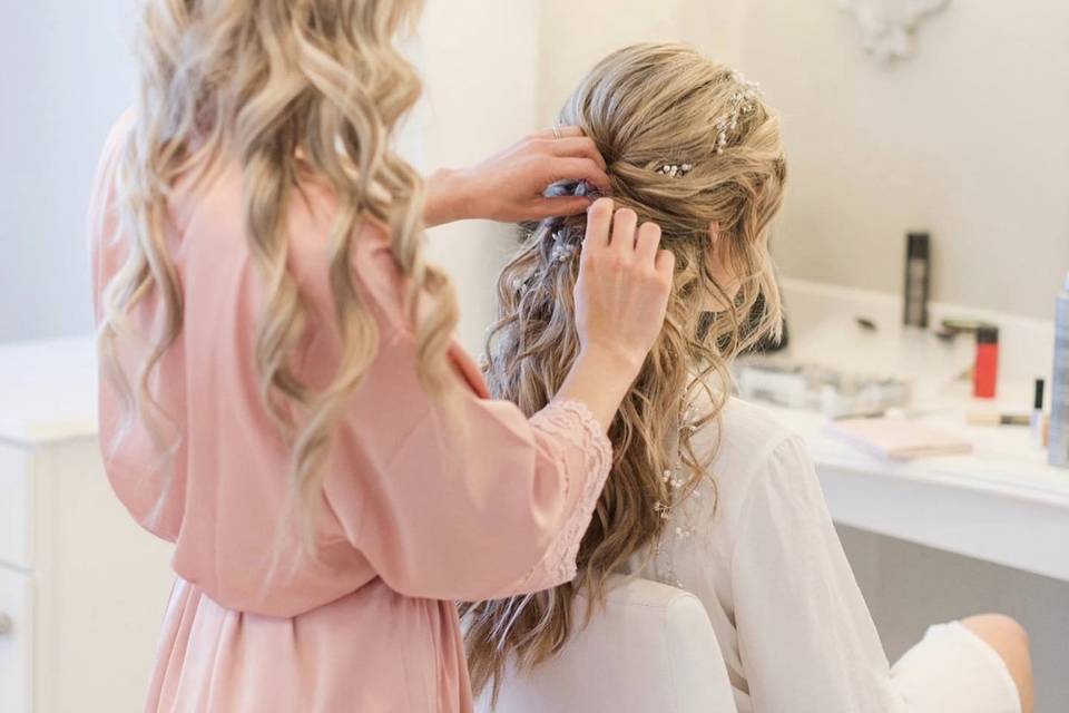 Bridal Hair by Megan Lorson