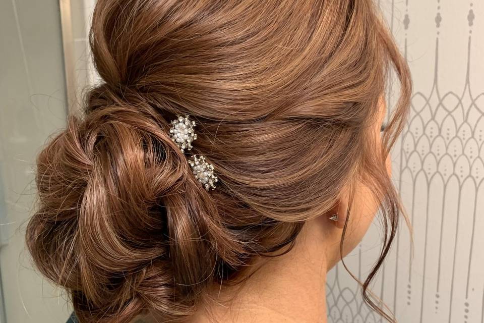 Bridal Hair by Megan Lorson