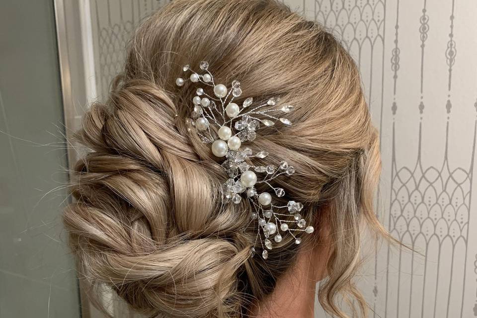 Bridal Hair by Megan Lorson