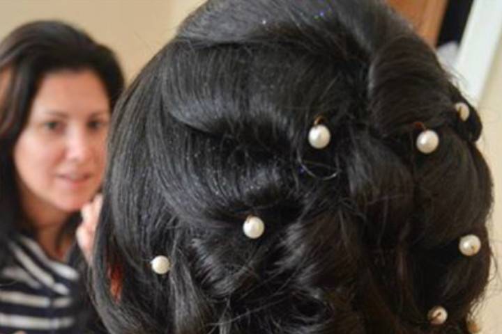 Bridal hair