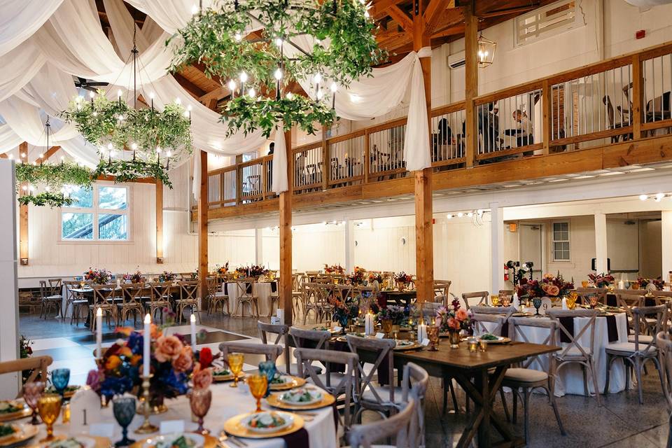 Indoor Reception & Balcony