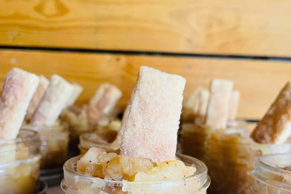 Apple pie in a jar