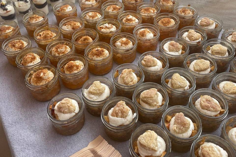 Pies in a jar