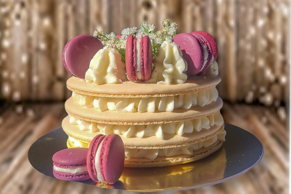 Macaron Cake