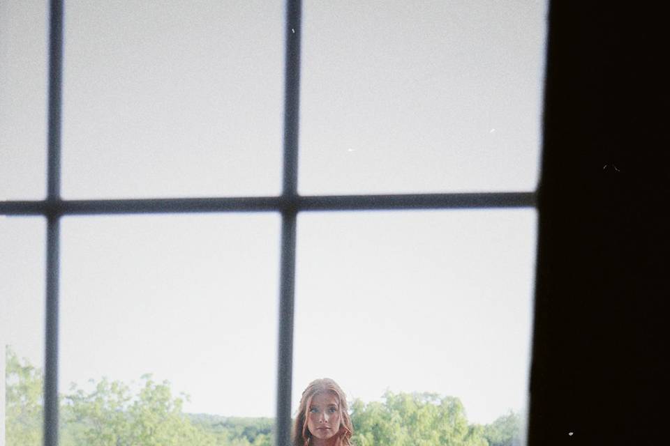 Bridal through french doors