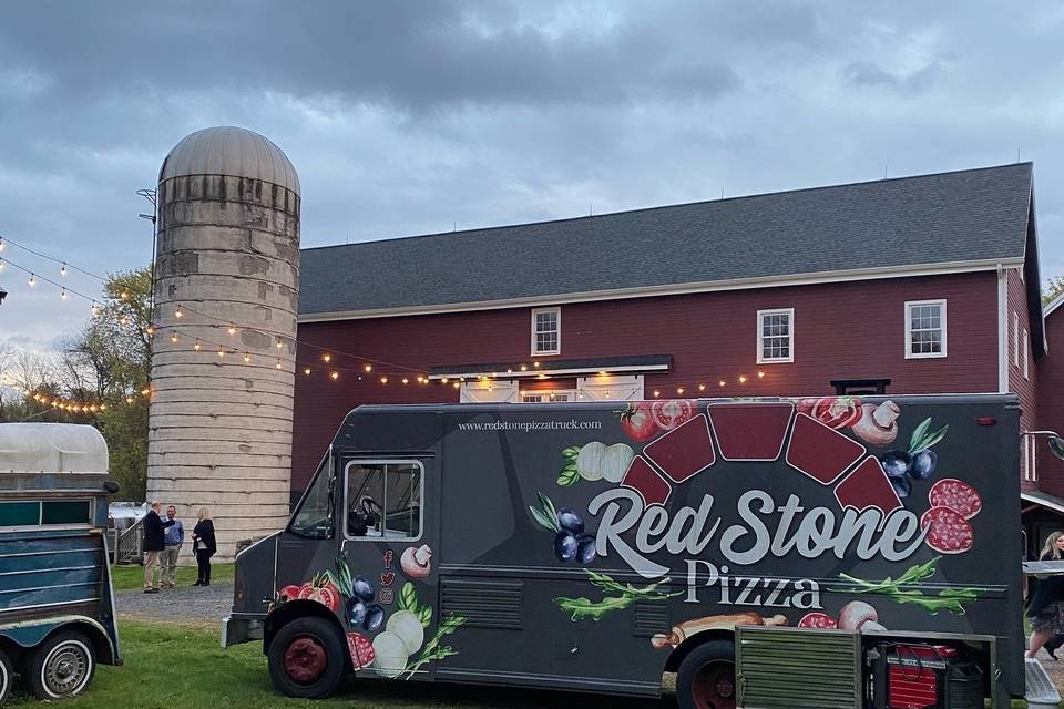 Red Stone Pizza Truck