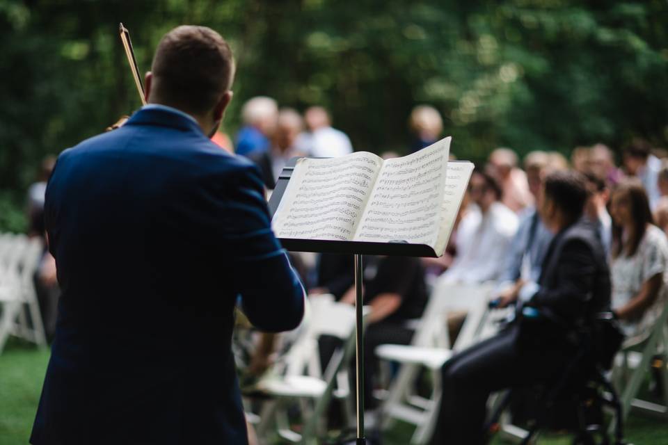 Outdoor ceremony music