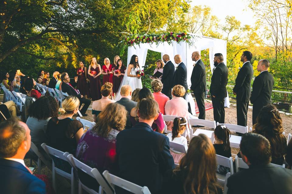 Outdoor ceremony