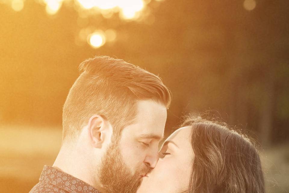 Kisses at sunset